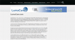 Desktop Screenshot of lumacare.com